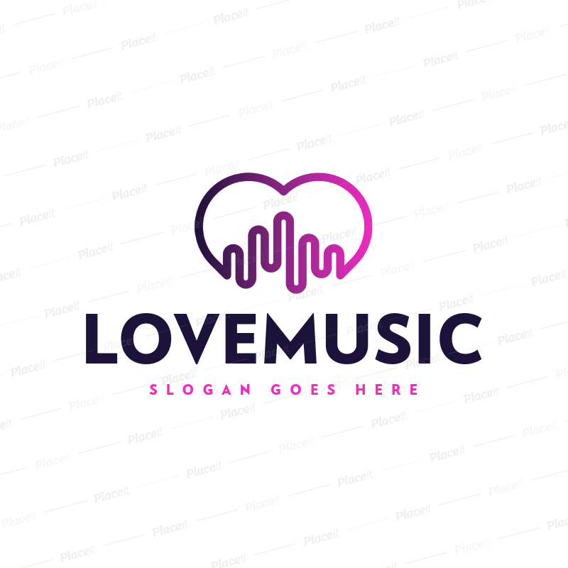 music label logo maker