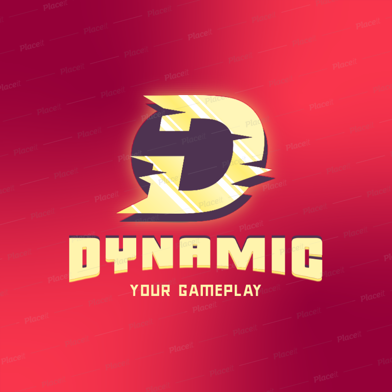Placeit Gaming Logo Maker Featuring A Dynamic Letter Graphic